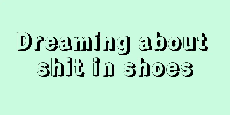 Dreaming about shit in shoes