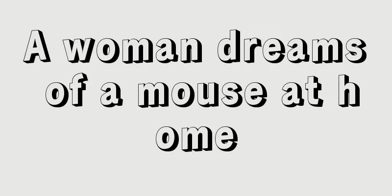 A woman dreams of a mouse at home