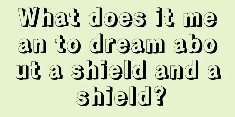 What does it mean to dream about a shield and a shield?