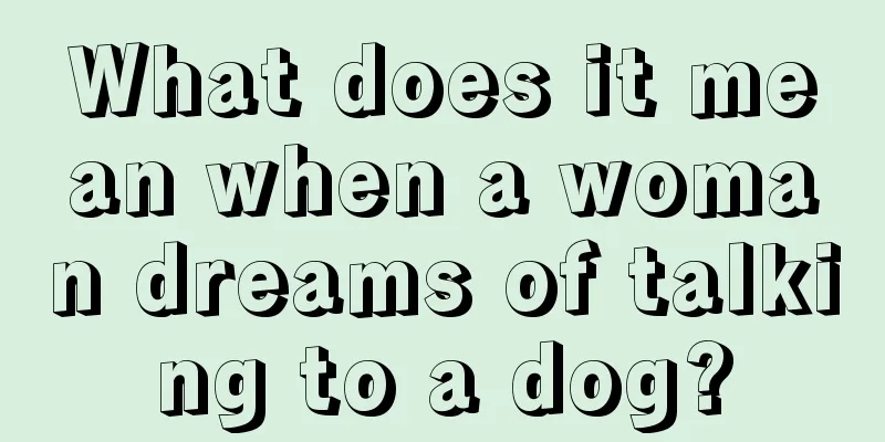 What does it mean when a woman dreams of talking to a dog?