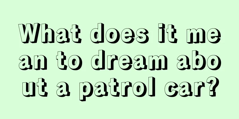 What does it mean to dream about a patrol car?