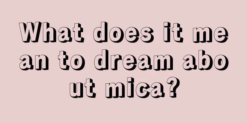 What does it mean to dream about mica?