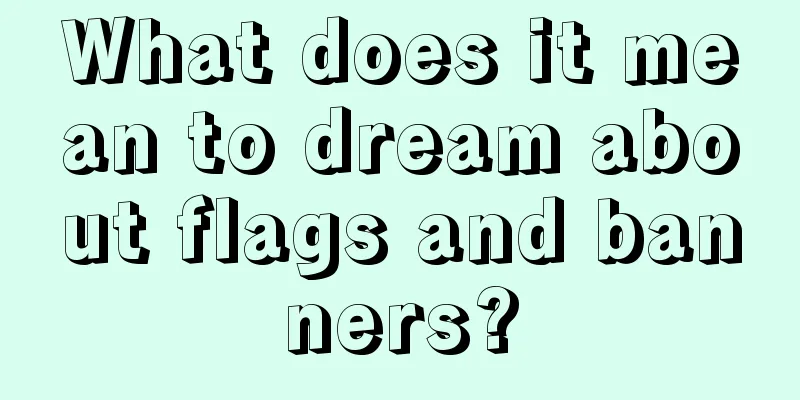 What does it mean to dream about flags and banners?