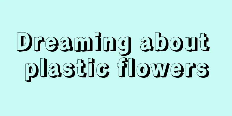 Dreaming about plastic flowers