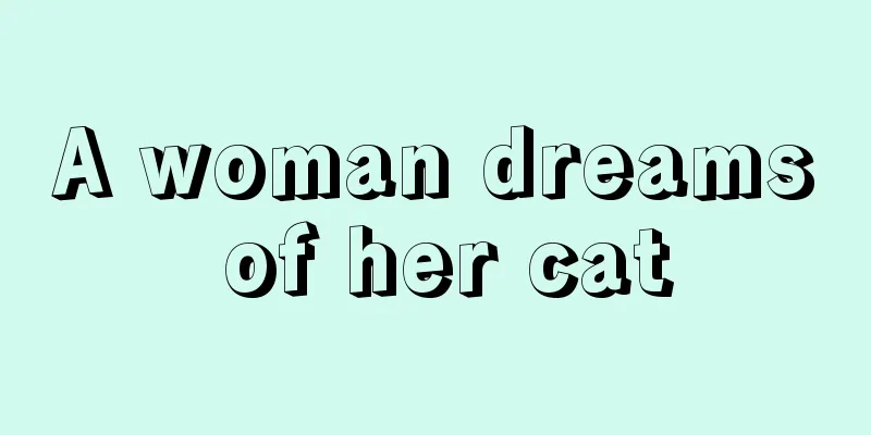 A woman dreams of her cat