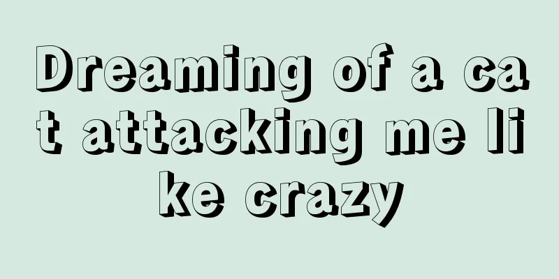 Dreaming of a cat attacking me like crazy