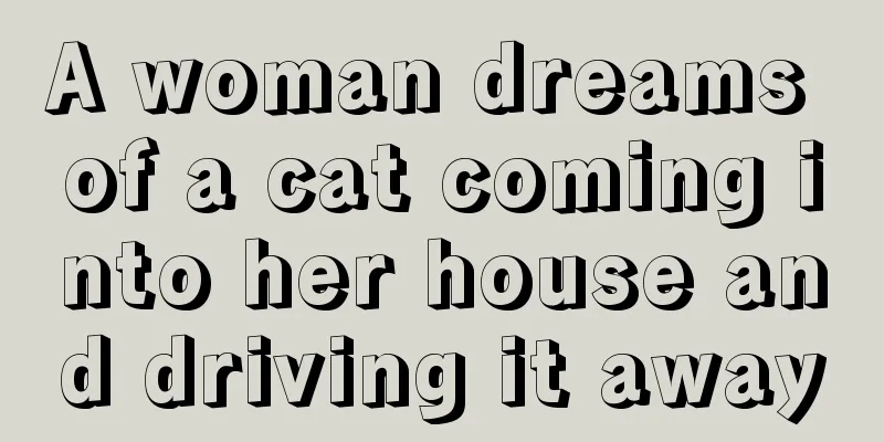 A woman dreams of a cat coming into her house and driving it away