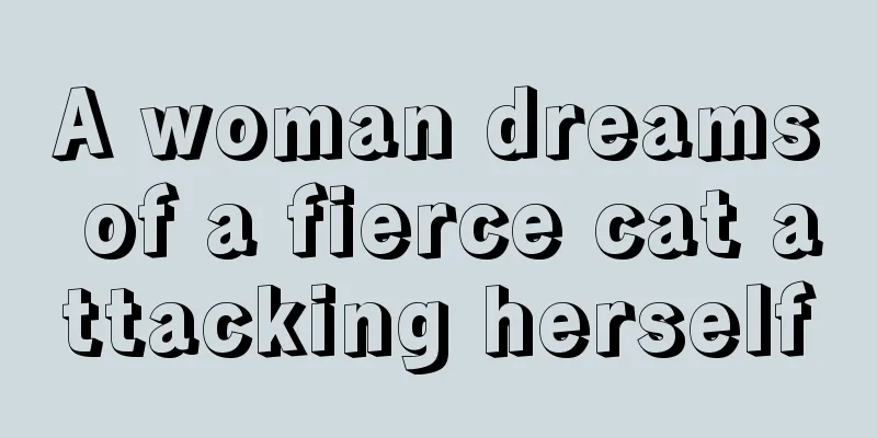 A woman dreams of a fierce cat attacking herself