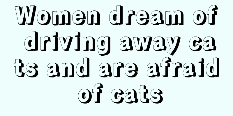 Women dream of driving away cats and are afraid of cats