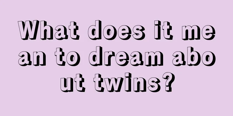 What does it mean to dream about twins?