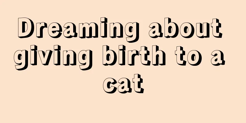 Dreaming about giving birth to a cat