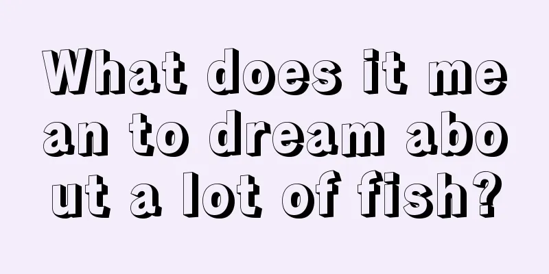 What does it mean to dream about a lot of fish?