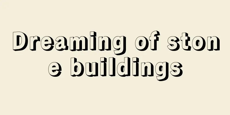 Dreaming of stone buildings