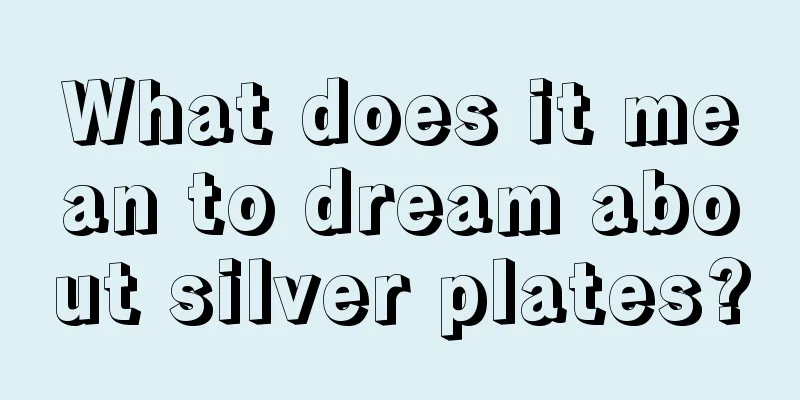 What does it mean to dream about silver plates?