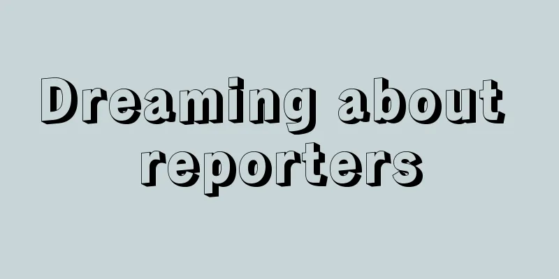 Dreaming about reporters