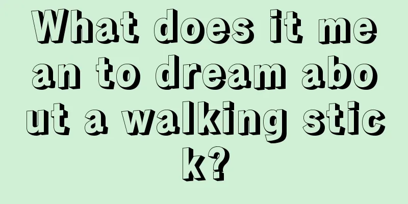 What does it mean to dream about a walking stick?