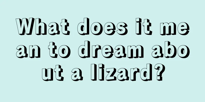 What does it mean to dream about a lizard?