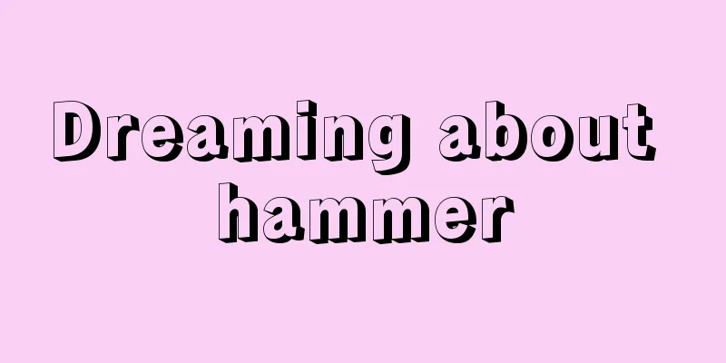 Dreaming about hammer