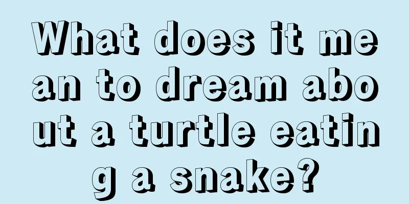 What does it mean to dream about a turtle eating a snake?