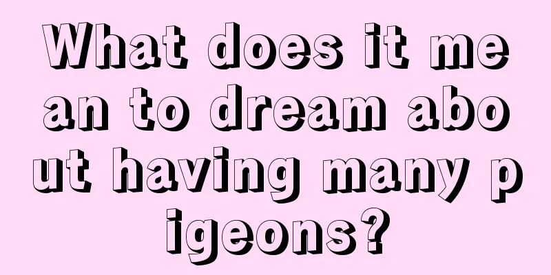 What does it mean to dream about having many pigeons?