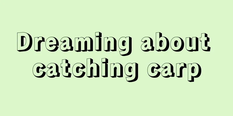 Dreaming about catching carp