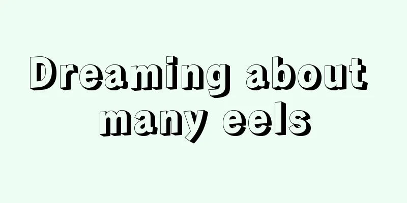 Dreaming about many eels