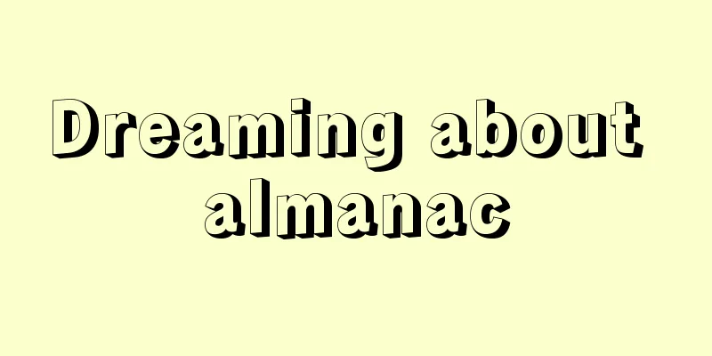 Dreaming about almanac