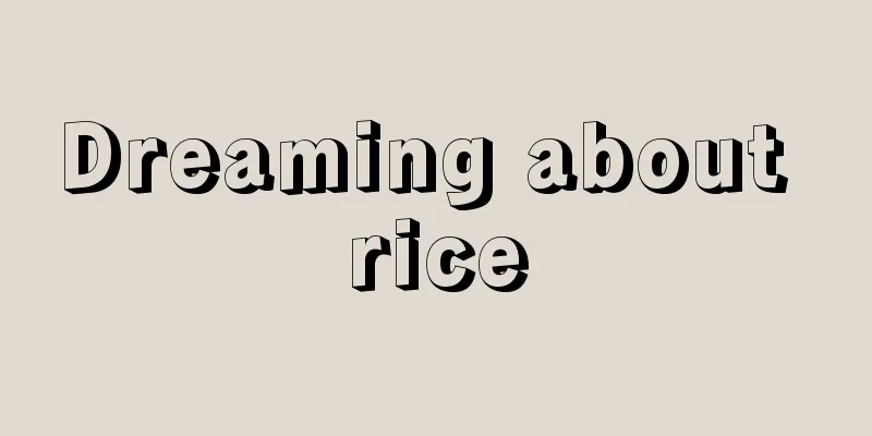 Dreaming about rice