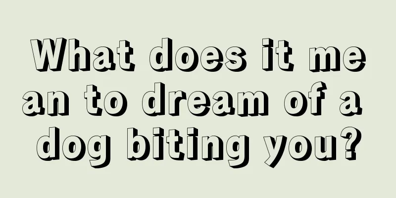 What does it mean to dream of a dog biting you?