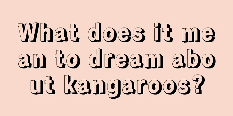 What does it mean to dream about kangaroos?