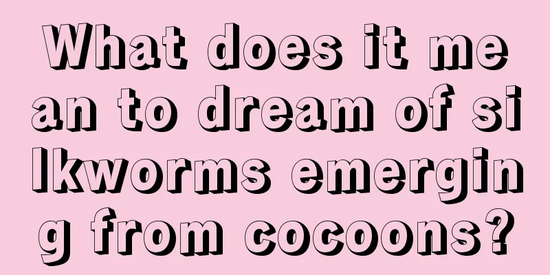 What does it mean to dream of silkworms emerging from cocoons?