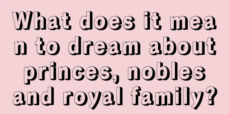 What does it mean to dream about princes, nobles and royal family?