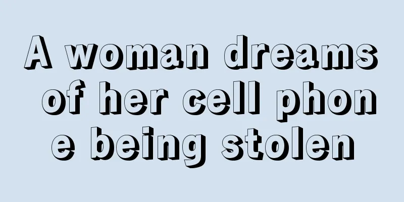 A woman dreams of her cell phone being stolen