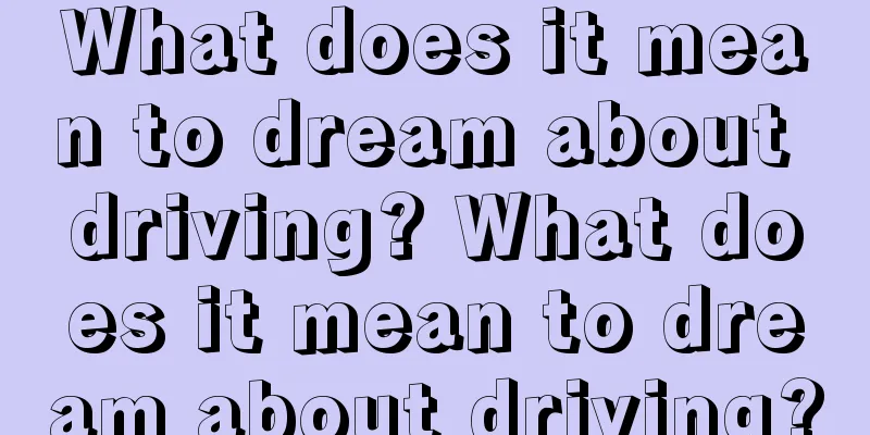 What does it mean to dream about driving? What does it mean to dream about driving?