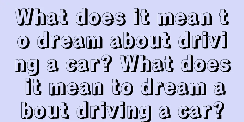 What does it mean to dream about driving a car? What does it mean to dream about driving a car?