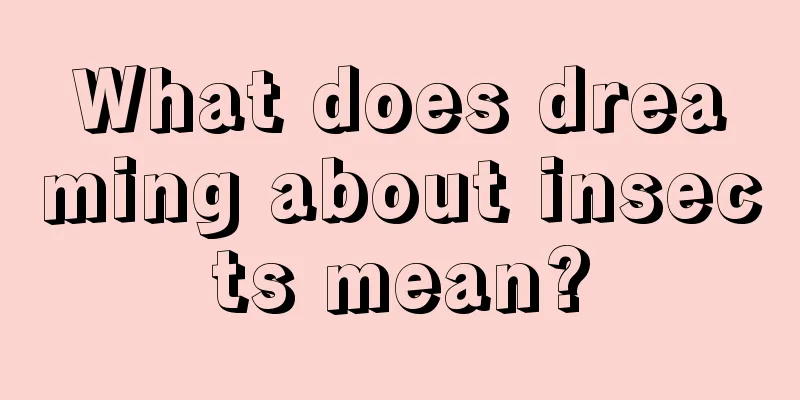 What does dreaming about insects mean?