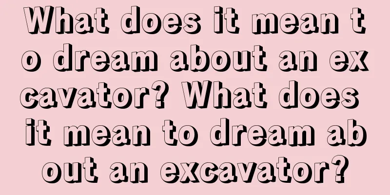 What does it mean to dream about an excavator? What does it mean to dream about an excavator?