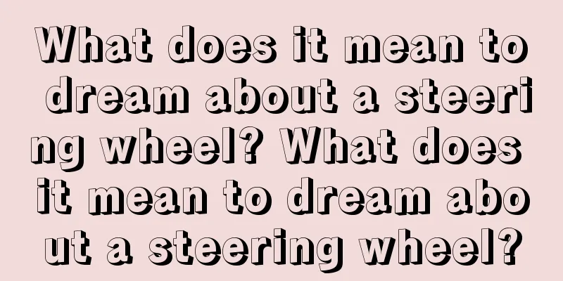 What does it mean to dream about a steering wheel? What does it mean to dream about a steering wheel?