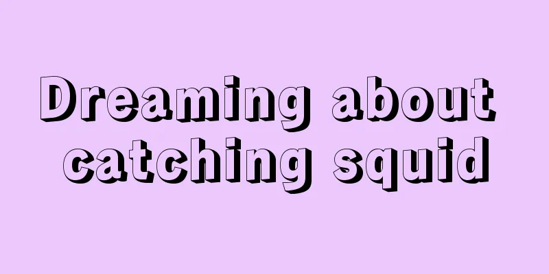 Dreaming about catching squid