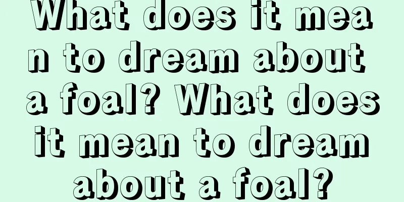 What does it mean to dream about a foal? What does it mean to dream about a foal?