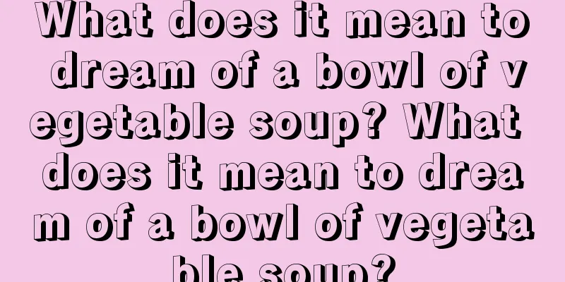 What does it mean to dream of a bowl of vegetable soup? What does it mean to dream of a bowl of vegetable soup?