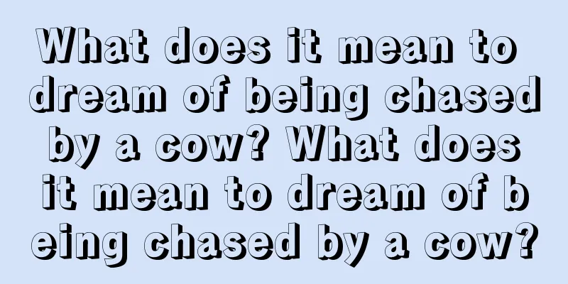 What does it mean to dream of being chased by a cow? What does it mean to dream of being chased by a cow?