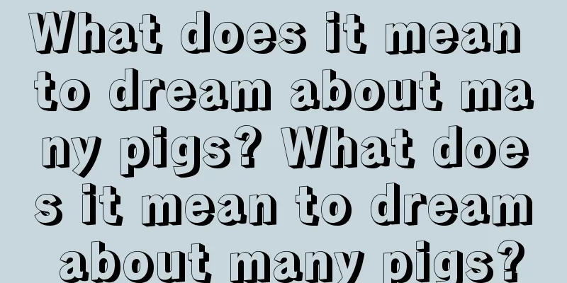 What does it mean to dream about many pigs? What does it mean to dream about many pigs?