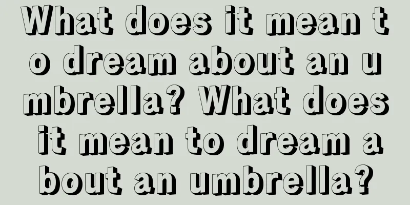 What does it mean to dream about an umbrella? What does it mean to dream about an umbrella?