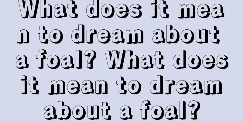 What does it mean to dream about a foal? What does it mean to dream about a foal?