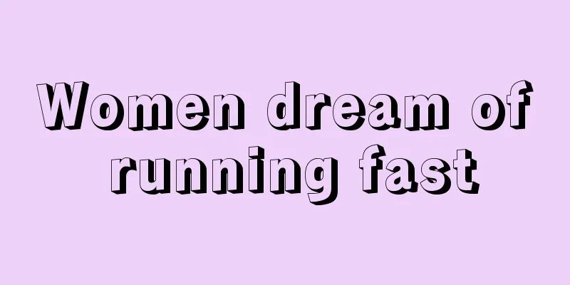 Women dream of running fast