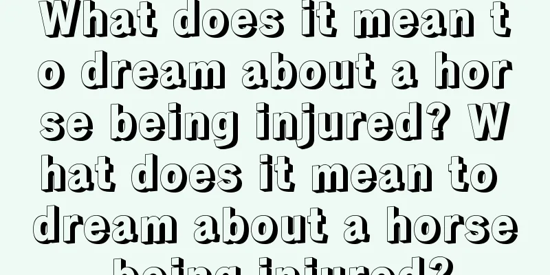 What does it mean to dream about a horse being injured? What does it mean to dream about a horse being injured?