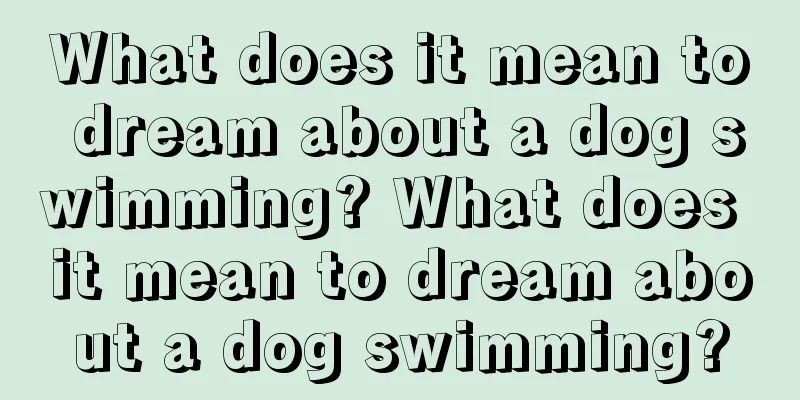 What does it mean to dream about a dog swimming? What does it mean to dream about a dog swimming?