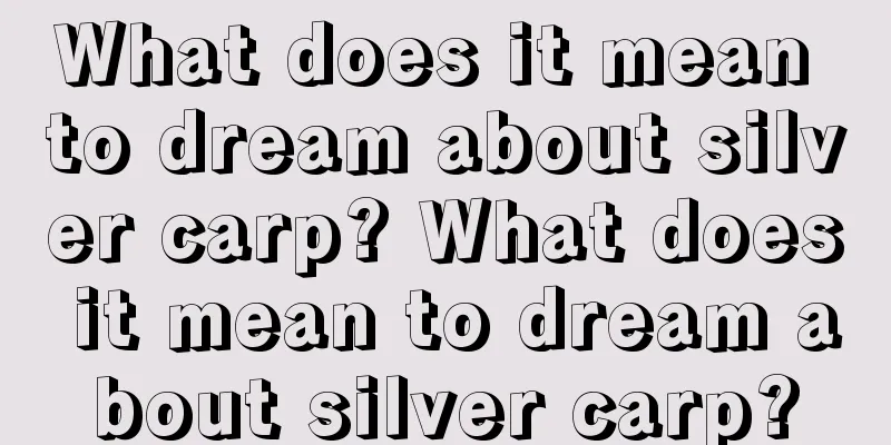 What does it mean to dream about silver carp? What does it mean to dream about silver carp?