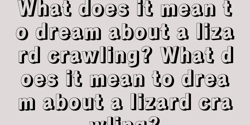 What does it mean to dream about a lizard crawling? What does it mean to dream about a lizard crawling?